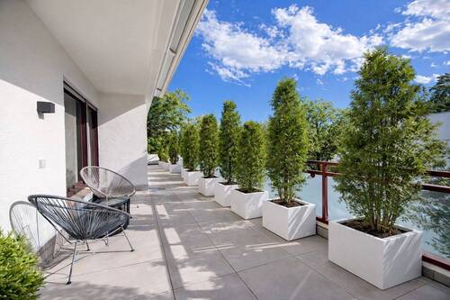 Süd-Dachterrasse vor Kind/Büro - 