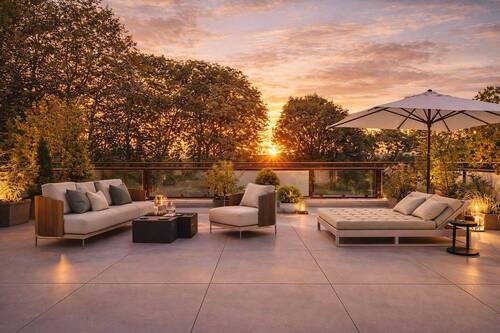 Traum-Blick ins Grüne - Penthouse-Traum über Isarhochufer: Luxus, Privatsphäre & spektakulärer Dachterrasse - PROVISIONSFREI