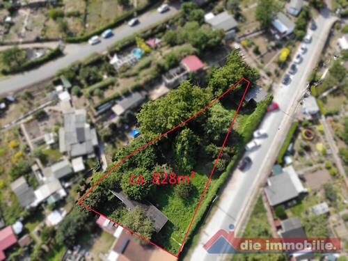 Blick auf das Grundstück – großzügige Fläche für Ihr zukünftiges Zuhause - Grundstück zum Kaufen in Magdeburg