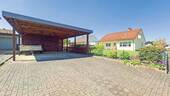 Außen - Carport mit Abstellraum - Einfamilienhaus mit 148,00 m&sup2; in Lage zum Kaufen
