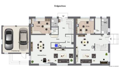 Raumaufteilung EG - 