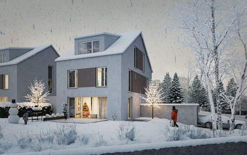 Ansicht Haus 3 - 'Exklusives Neubau-Einfamilienhaus in Toplage von Nürtingen'