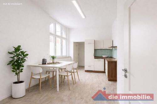 Teeküche_1 mit KI möbliert - 