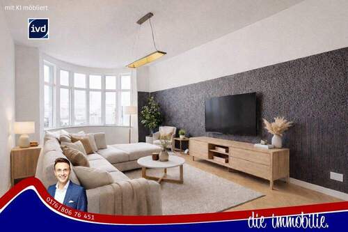 Titel - ***vermietete Altbauwohnung mit Erker und Balkon in der Magdeburger Altstadt***