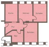 Neue Straße 3 - 3-Raum-Wohnung im 2.OG - Weißenfels