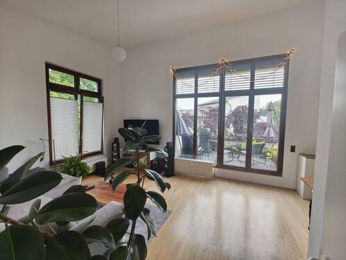 Wohnzimmer - 2 Zimmer Etagenwohnung zur Miete in Erkrath