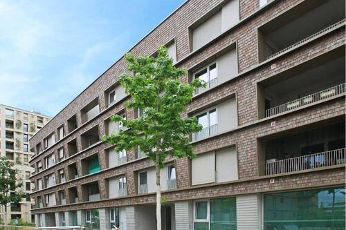 Blick auf die Fassade - Wohnen in Bestlage - großzügige 4-Zimmer-Wohnung mit 2 Dachterassen in modernem Neubau