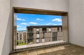 Ausblick von der Dachterrasse 1 - 4 Zimmer Etagenwohnung in Mannheim