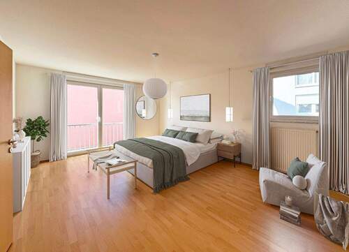 Einrichtungsbeispiel: Zimmer 2 - 4 Zimmer Etagenwohnung zum Kaufen in Niddatal-Assenheim