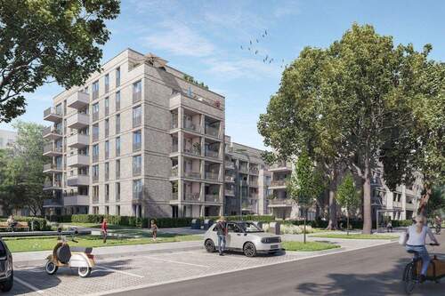 Außenansicht 2_Emma+August - Etagenwohnung mit 129,90 m&sup2; in Hamburg / Groß Borstel zum Kaufen