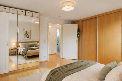 Schlafzimmer visualisiert - 