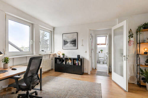 Arbeitszimmer visualisiert - 