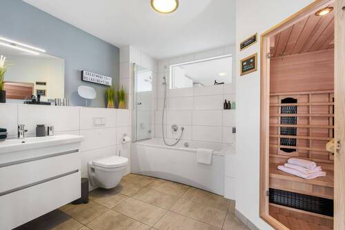 Badezimmer - Etagenwohnung mit 85,00 m² in Kappeln zum Kaufen