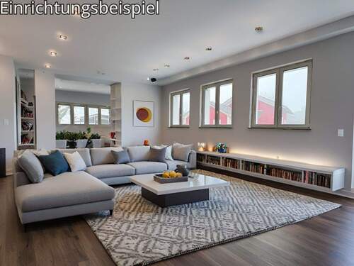 Wohnraum Einrichtungsbeispiel - 