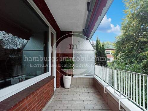 Balkon - 3 Zimmer Etagenwohnung in Hamburg