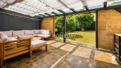 Terrasse 2 - Reihenendhaus mit 115,80 m² in Eching zum Kaufen