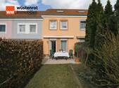 Garten Terrasse - Familienfreundliches Wohnen zwischen Natur und Metropole, Reihenhaus in Rangsdorf,Garten,Stellplatz