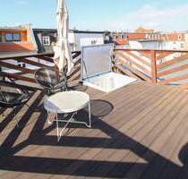 Willkommen in Ihrer 2-Zimmer-Whg. mit eigener Dachterrasse - voll möbliert! Citynahes Wohnen! - Leipzig Zentrum-West