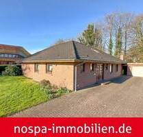 Großzügiger Bungalow mit Gartenidylle - Wohnen auf einer Ebene - Leck