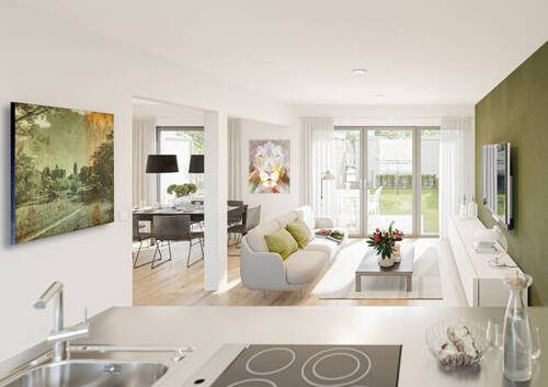 TopTen - Innenansicht - 6 Zimmer Reihenendhaus in Frankfurt am Main
