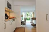 Küche zum Essbereich - 3 Zimmer Etagenwohnung in Timmendorfer Strand