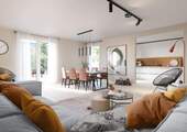 Bungalow-108-Wohnzimmer - Bungalow mit 107,70 m&sup2; in Plau am See zum Kaufen