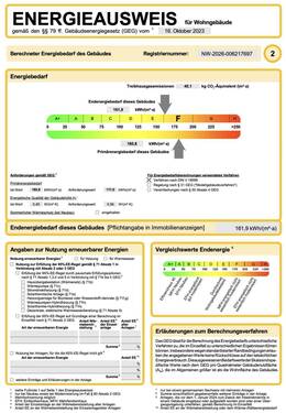 Energieausweis - 