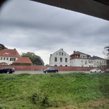 Blick aus dem Schlafzimmer Gästewohnung - 