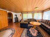 Wohn- und Schlafraum mit Kamin - 1 Zimmer Bungalow zum Kaufen in Bad Düben