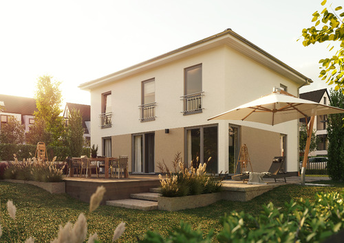 Stadtvilla 152 RE - Schick und gradlinig - die perfekte Form zum stadtnahen Wohnen in Alheim OT Heinebach