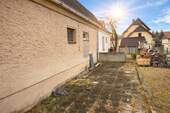 Gartenansicht - Doppelhaushälfte mit 103,60 m&sup2; in Reinsdorf zum Kaufen