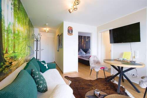 Wohnzimmer - 2 Zimmer Etagenwohnung zum Kaufen in Grafenhausen