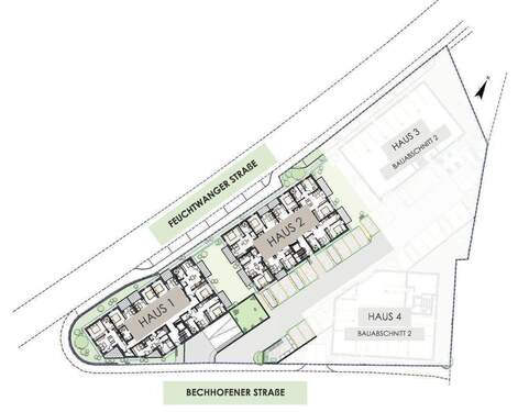 Wohnanlage im Überblick - 
