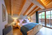 Schlafzimmer mit Bergblick - 