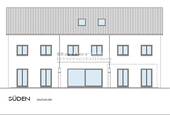 Südansicht - Modernes Reihenhaus in Eitensheim zu verkaufen.