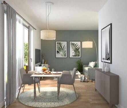 Shape_Innenvisualisierung_Apartment - 2 Zimmer Etagenwohnung in Frankfurt am Main