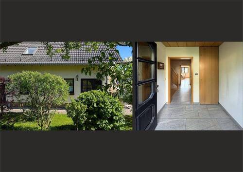 Eingang Hauptwohnung - 7 Zimmer Einfamilienhaus in Mülsen