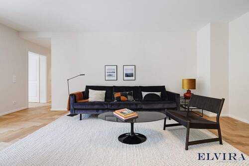 Wohnbereich - Terrassenwohnung mit 91,00 m&sup2; in München zum Kaufen