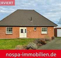 Reserviert: Gepflegter Bungalow mit massiver Garage und Terrasse im Zentralort Viöl