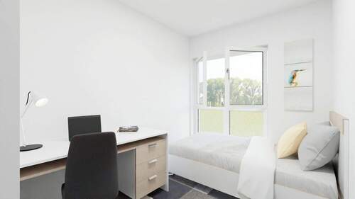 Visualisierung 1. DG Zimmer - Etagenwohnung mit 103,40 m&sup2; in Rottenburg zum Kaufen