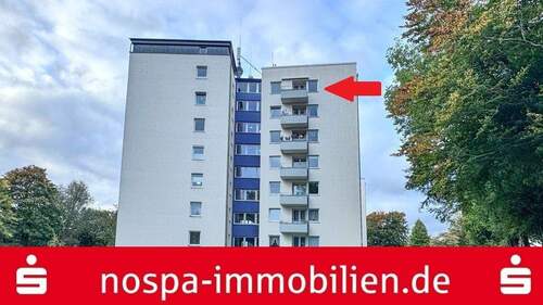 Außenansicht - Über den Dächern von Flensburg! Helle 3-Zimmer-Eigentumswohnung mit Balkon in Flensburg-Mürwik