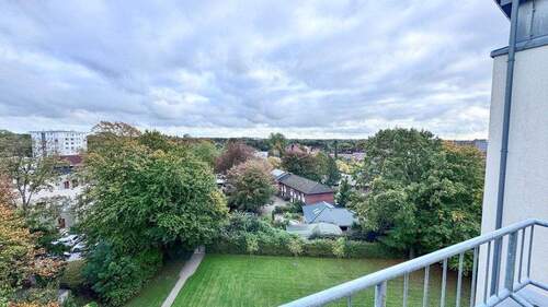 Blick vom Balkon - 3 Zimmer Etagenwohnung in Flensburg