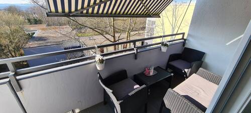 Balkon - Etagenwohnung mit 43,00 m&sup2; in Saarbrücken - Rastpfuhl zur Miete