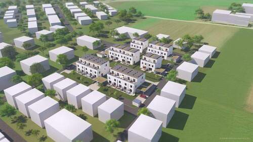 Ditzingen_Vogelperspektive - Reihenmittelhaus mit 117,00 m² in Ditzingen zum Kaufen
