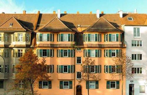 Ansicht von außen - Deg. AfA möglich, 3 ZKB Dachgeschosswohnung, provisionsfrei, Erstbezug