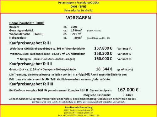 AGB und allgemeine Hinweis u.a.m. - 