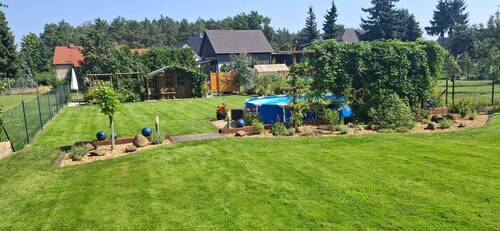 Garten - Doppelhaushälfte mit 120,00 m&sup2; in Turnow-Preilack zum Kaufen
