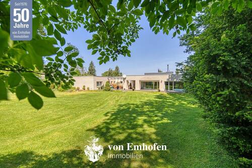 Bild 1 - Repräsentativer Bungalow in Bestlage von Kommern-Süd auf 2.353 m² Parkgrundstück