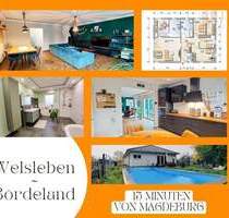 Neuwertiger Bungalow (BJ 2020) in Welsleben - stilvolles Wohnen auf einer Ebene - Bördeland