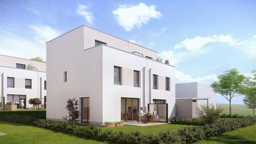 Ditzingen_Garten ll - Wohnen mit Weitblick - modernes Flachdachhaus mit 137 m² Wohnfläche in Ditzingen
